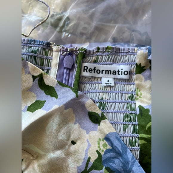 Brand new reformation Frankie Silk Dress - Picture 15 of 16